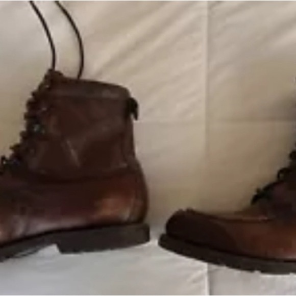 Vintage Rare USA Browning Moc Toe Safety Hunting Work Boots Size 10.5 main image 7